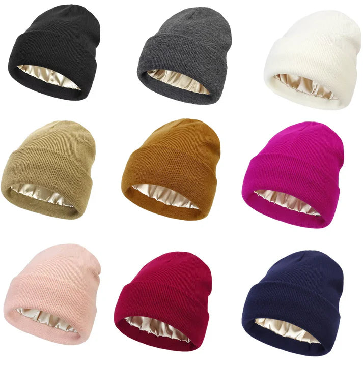 Silk Lined Knit Beanie (SALE ENDS MIDNIGHT)